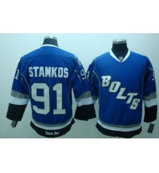 Tampa Bay Lightning 91 Stamkos Blue Jerseys BOLTS Tampa Bay Lightning 91 Stamkos Blue Jerseys BOLTS