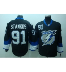 Tampa Bay Lightning 91 Steven Stamkos Black Jerseys Tampa Bay Lightning 91 Steven Stamkos Black Jerseys