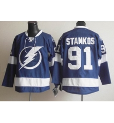 Tampa Bay Lightning 91 stamkos blue Jerseys Tampa Bay Lightning 91 stamkos blue Jerseys