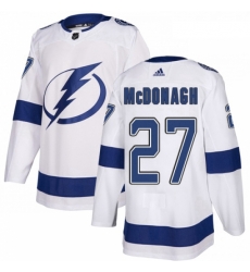 Youth Adidas Tampa Bay Lightning 27 Ryan McDonagh Authentic White Away NHL Jers Youth Adidas Tampa Bay Lightning 27 Ryan McDonagh Authentic White Away NHL Jers