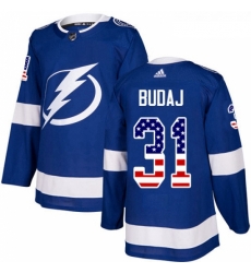 Youth Adidas Tampa Bay Lightning 31 Peter Budaj Authentic Blue USA Flag Fashion NHL Jersey Youth Adidas Tampa Bay Lightning 31 Peter Budaj Authentic Blue USA Flag Fashion NHL Jersey