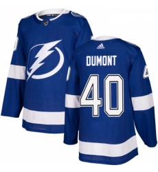 Youth Adidas Tampa Bay Lightning 40 Gabriel Dumont Authentic Royal Blue Home NHL Jersey Youth Adidas Tampa Bay Lightning 40 Gabriel Dumont Authentic Royal Blue Home NHL Jersey