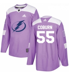 Youth Adidas Tampa Bay Lightning 55 Braydon Coburn Authentic Purple Fights Cancer Practice NHL Jersey Youth Adidas Tampa Bay Lightning 55 Braydon Coburn Authentic Purple Fights Cancer Practice NHL Jersey