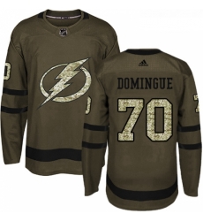 Youth Adidas Tampa Bay Lightning 70 Louis Domingue Authentic Green Salute to Service NHL Jersey Youth Adidas Tampa Bay Lightning 70 Louis Domingue Authentic Green Salute to Service NHL Jersey