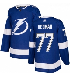 Youth Adidas Tampa Bay Lightning 77 Victor Hedman Authentic Royal Blue Home NHL Jersey Youth Adidas Tampa Bay Lightning 77 Victor Hedman Authentic Royal Blue Home NHL Jersey