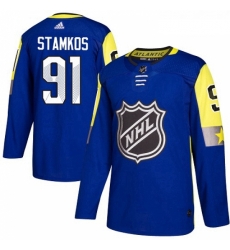 Youth Adidas Tampa Bay Lightning 91 Steven Stamkos Authentic Royal Blue 2018 All Star Atlantic Division NHL Jersey Youth Adidas Tampa Bay Lightning 91 Steven Stamkos Authentic Royal Blue 2018 All Star Atlantic Division NHL Jersey