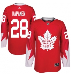 Maple Leafs #28 Kasperi Kapanen Red Alternate Stitched NHL Jersey Maple Leafs #28 Kasperi Kapanen Red Alternate Stitched NHL Jersey