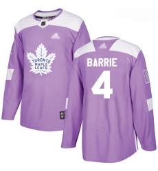 Maple Leafs #4 Tyson Barrie Purple Authentic Fights Cancer Stitched Hockey Jersey Maple Leafs #4 Tyson Barrie Purple Authentic Fights Cancer Stitched Hockey Jersey