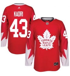 Maple Leafs #43 Nazem Kadri Red Alternate Stitched NHL Jersey Maple Leafs #43 Nazem Kadri Red Alternate Stitched NHL Jersey