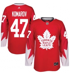 Maple Leafs #47 Leo Komarov Red Alternate Stitched NHL Jersey Maple Leafs #47 Leo Komarov Red Alternate Stitched NHL Jersey