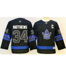 Men Toronto Maple Leafs 34 Auston Matthews Black 2024 25 Alternate With C Patch Stitched Jersey Men Toronto Maple Leafs 34 Auston Matthews Black 2024 25 Alternate With C Patch Stitched Jersey