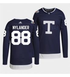 Men Toronto Maple Leafs 88 William Nylander 2022 Heritage Classic Navy Stitched jersey Men Toronto Maple Leafs 88 William Nylander 2022 Heritage Classic Navy Stitched jersey