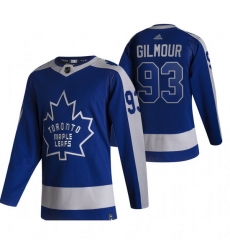 Men Toronto Maple Leafs 93 Doug Gilmour Blue Adidas 2020 21 Reverse Retro Alternate NHL Jersey Men Toronto Maple Leafs 93 Doug Gilmour Blue Adidas 2020 21 Reverse Retro Alternate NHL Jersey