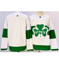 Men Toronto Maple Leafs White Blank St Patricks Authentic Jersey Men Toronto Maple Leafs White Blank St Patricks Authentic Jersey