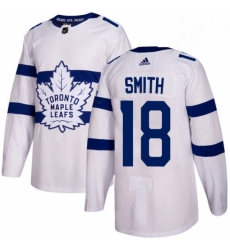Mens Adidas Toronto Maple Leafs 18 Ben Smith Authentic White 2018 Stadium Series NHL Jersey Mens Adidas Toronto Maple Leafs 18 Ben Smith Authentic White 2018 Stadium Series NHL Jersey