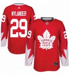 Mens Adidas Toronto Maple Leafs 29 William Nylander Premier Red Alternate NHL Jersey Mens Adidas Toronto Maple Leafs 29 William Nylander Premier Red Alternate NHL Jersey