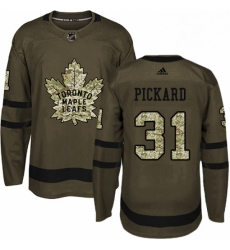Mens Adidas Toronto Maple Leafs 31 Calvin Pickard Authentic Green Salute to Service NHL Jersey Mens Adidas Toronto Maple Leafs 31 Calvin Pickard Authentic Green Salute to Service NHL Jersey