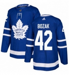Mens Adidas Toronto Maple Leafs 42 Tyler Bozak Authentic Royal Blue Home NHL Jersey Mens Adidas Toronto Maple Leafs 42 Tyler Bozak Authentic Royal Blue Home NHL Jersey