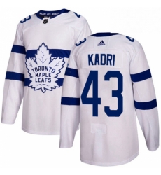 Mens Adidas Toronto Maple Leafs 43 Nazem Kadri Authentic White 2018 Stadium Series NHL Jersey Mens Adidas Toronto Maple Leafs 43 Nazem Kadri Authentic White 2018 Stadium Series NHL Jersey