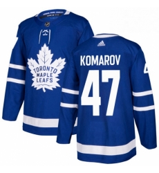 Mens Adidas Toronto Maple Leafs 47 Leo Komarov Premier Royal Blue Home NHL Jersey Mens Adidas Toronto Maple Leafs 47 Leo Komarov Premier Royal Blue Home NHL Jersey