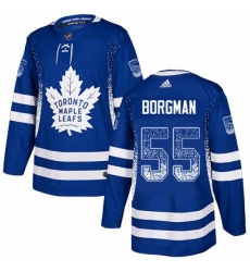 Mens Adidas Toronto Maple Leafs 55 Andreas Borgman Authentic Blue Drift Fashion NHL Jersey Mens Adidas Toronto Maple Leafs 55 Andreas Borgman Authentic Blue Drift Fashion NHL Jersey