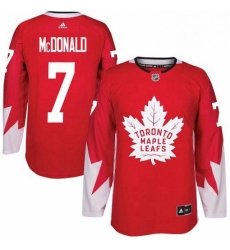 Mens Adidas Toronto Maple Leafs 7 Lanny McDonald Authentic Red Alternate NHL Jersey Mens Adidas Toronto Maple Leafs 7 Lanny McDonald Authentic Red Alternate NHL Jersey