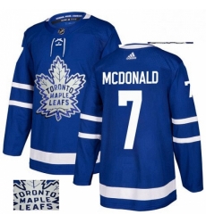Mens Adidas Toronto Maple Leafs 7 Lanny McDonald Authentic Royal Blue Fashion Gold NHL Jersey Mens Adidas Toronto Maple Leafs 7 Lanny McDonald Authentic Royal Blue Fashion Gold NHL Jersey