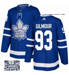 Mens Adidas Toronto Maple Leafs 93 Doug Gilmour Authentic Royal Blue Fashion Gold NHL Jersey Mens Adidas Toronto Maple Leafs 93 Doug Gilmour Authentic Royal Blue Fashion Gold NHL Jersey