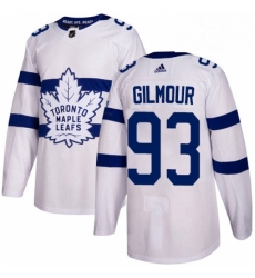 Mens Adidas Toronto Maple Leafs 93 Doug Gilmour Authentic White 2018 Stadium Series NHL Jersey Mens Adidas Toronto Maple Leafs 93 Doug Gilmour Authentic White 2018 Stadium Series NHL Jersey