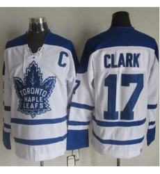 Toronto Maple Leafs #17 Wendel Clark White CCM Throwback Winter Classic Stitched NHL Jersey Toronto Maple Leafs #17 Wendel Clark White CCM Throwback Winter Classic Stitched NHL Jersey