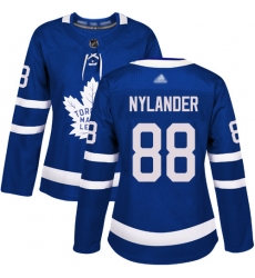 Women Maple Leafs 88 William Nylander Blue Home Authentic Stitched Hockey Jersey Women Maple Leafs 88 William Nylander Blue Home Authentic Stitched Hockey Jersey