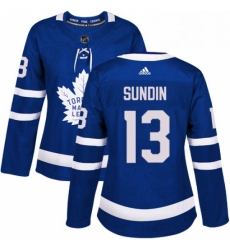 Womens Adidas Toronto Maple Leafs 13 Mats Sundin Authentic Royal Blue Home NHL Jersey Womens Adidas Toronto Maple Leafs 13 Mats Sundin Authentic Royal Blue Home NHL Jersey