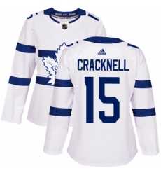Womens Adidas Toronto Maple Leafs 15 Adam Cracknell Authentic White 2018 Stadium Series NHL Jersey Womens Adidas Toronto Maple Leafs 15 Adam Cracknell Authentic White 2018 Stadium Series NHL Jersey