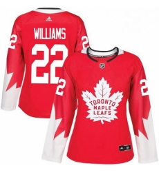 Womens Adidas Toronto Maple Leafs 22 Tiger Williams Authentic Red Alternate NHL Jersey Womens Adidas Toronto Maple Leafs 22 Tiger Williams Authentic Red Alternate NHL Jersey
