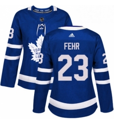 Womens Adidas Toronto Maple Leafs 23 Eric Fehr Authentic Royal Blue Home NHL Jersey Womens Adidas Toronto Maple Leafs 23 Eric Fehr Authentic Royal Blue Home NHL Jersey
