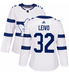 Womens Adidas Toronto Maple Leafs 32 Josh Leivo Authentic White 2018 Stadium Series NHL Jersey Womens Adidas Toronto Maple Leafs 32 Josh Leivo Authentic White 2018 Stadium Series NHL Jersey