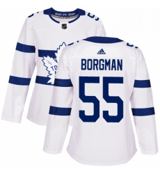 Womens Adidas Toronto Maple Leafs 55 Andreas Borgman Authentic White 2018 Stadium Series NHL Jersey Womens Adidas Toronto Maple Leafs 55 Andreas Borgman Authentic White 2018 Stadium Series NHL Jersey