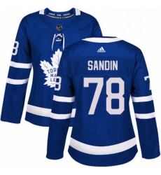 Womens Adidas Toronto Maple Leafs 78 Rasmus Sandin Authentic Royal Blue Home NHL Jersey Womens Adidas Toronto Maple Leafs 78 Rasmus Sandin Authentic Royal Blue Home NHL Jersey
