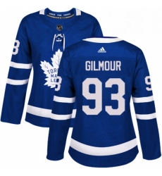 Womens Adidas Toronto Maple Leafs 93 Doug Gilmour Authentic Royal Blue Home NHL Jersey Womens Adidas Toronto Maple Leafs 93 Doug Gilmour Authentic Royal Blue Home NHL Jersey