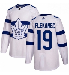 Youth Adidas Toronto Maple Leafs 19 Tomas Plekanec Authentic White 2018 Stadium Series NHL Jerse Youth Adidas Toronto Maple Leafs 19 Tomas Plekanec Authentic White 2018 Stadium Series NHL Jerse