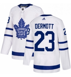 Youth Adidas Toronto Maple Leafs 23 Travis Dermott Authentic White Away NHL Jersey Youth Adidas Toronto Maple Leafs 23 Travis Dermott Authentic White Away NHL Jersey