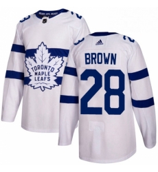 Youth Adidas Toronto Maple Leafs 28 Connor Brown Authentic White 2018 Stadium Series NHL Jersey Youth Adidas Toronto Maple Leafs 28 Connor Brown Authentic White 2018 Stadium Series NHL Jersey