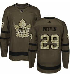 Youth Adidas Toronto Maple Leafs 29 Felix Potvin Authentic Green Salute to Service NHL Jersey Youth Adidas Toronto Maple Leafs 29 Felix Potvin Authentic Green Salute to Service NHL Jersey