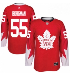 Youth Adidas Toronto Maple Leafs 55 Andreas Borgman Authentic Red Alternate NHL Jersey Youth Adidas Toronto Maple Leafs 55 Andreas Borgman Authentic Red Alternate NHL Jersey