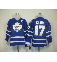 Youth Toronto Maple Leafs #17 Wendel Clark Blue Jersey Youth Toronto Maple Leafs #17 Wendel Clark Blue Jersey