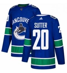 Mens Adidas Vancouver Canucks 20 Brandon Sutter Authentic Blue Home NHL Jersey Mens Adidas Vancouver Canucks 20 Brandon Sutter Authentic Blue Home NHL Jersey