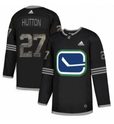 Mens Adidas Vancouver Canucks 27 Ben Hutton Black 1 Authentic Classic Stitched NHL Jersey Mens Adidas Vancouver Canucks 27 Ben Hutton Black 1 Authentic Classic Stitched NHL Jersey
