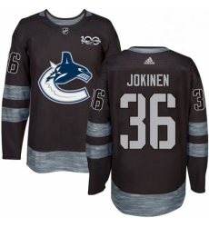 Mens Adidas Vancouver Canucks 36 Jussi Jokinen Premier Black 1917 2017 100th Anniversary NHL Jersey Mens Adidas Vancouver Canucks 36 Jussi Jokinen Premier Black 1917 2017 100th Anniversary NHL Jersey