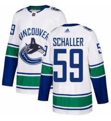 Mens Adidas Vancouver Canucks 59 Tim Schaller Authentic White Away NHL Jersey Mens Adidas Vancouver Canucks 59 Tim Schaller Authentic White Away NHL Jersey