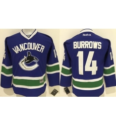 Canucks #14 Alex Burrows Blue Youth Stitched NHL Jersey Canucks #14 Alex Burrows Blue Youth Stitched NHL Jersey